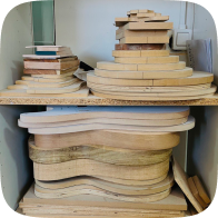 handmade guitars workshop templete shelf