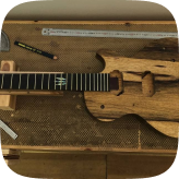 custom made electric guitar les paul style