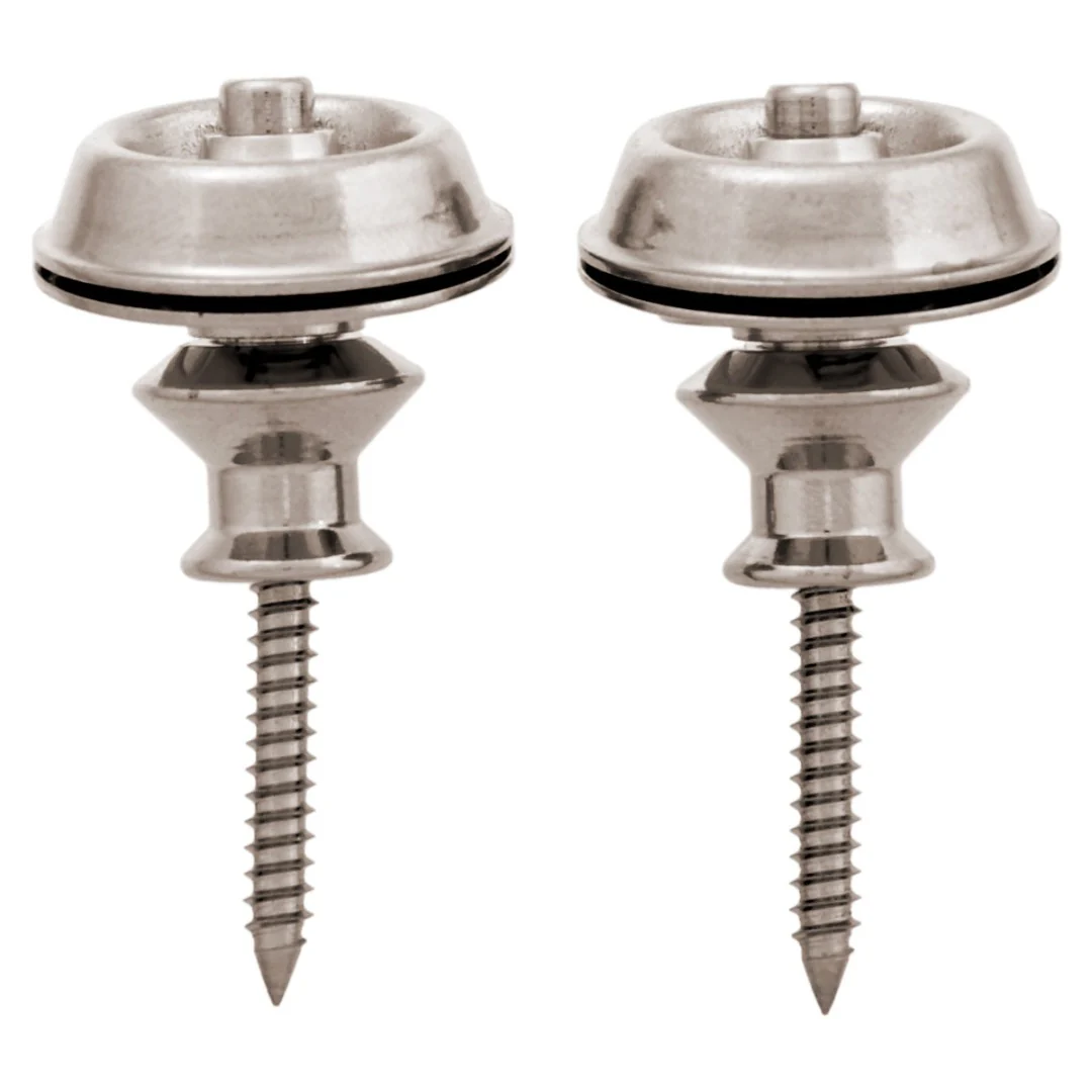 2 כפתורי רצועה עם נעילה לגיטרה - ניקל Dunlop Allparts