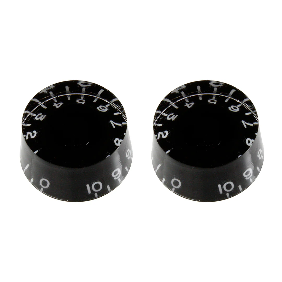 PK-0130-023 - 2 כפתורי וינטג' ווליום / טון לגיטרה חשמלית - שחור Allparts 2 כפתורי וינטג' ווליום / טון לגיטרה חשמלית - שחור Allparts