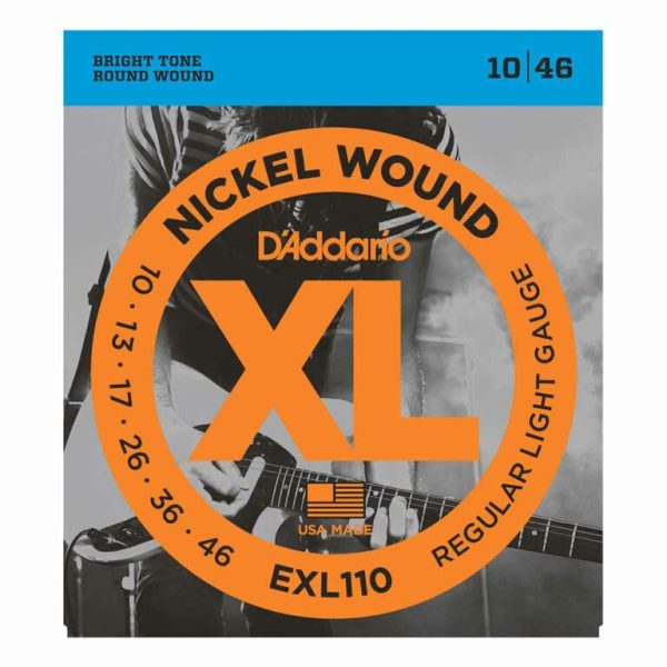 מיתרים לגיטרה חשמלית 0.10 דדריו  Daddario EXL110