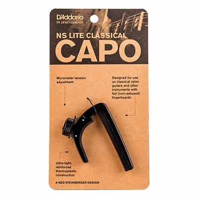 קאפו לגיטרה קלאסית בצבע שחור D'Addario